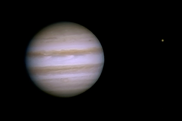 Jupiter und Mond Europa 29.3.14
