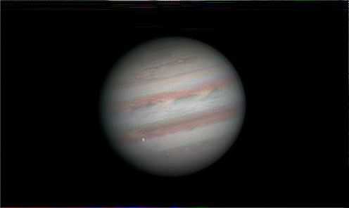 Jupiter vo 06.03.2014 mit Europa-Transit