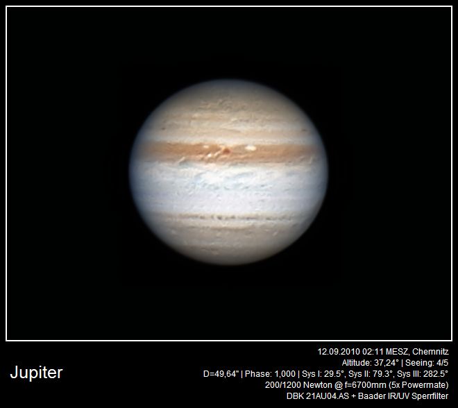 Jupiter vom 12.09.2010