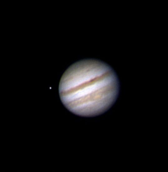 Jupiter vom 16.07.2011 & Europa mit 5" Mak