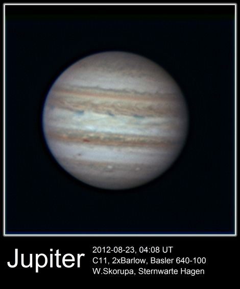Jupiter vom 23.8.12