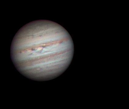 Jupiter vom 28.02.2014 IR, R,G,B