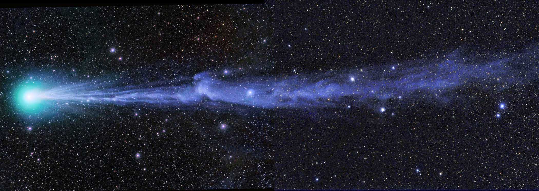 Komet Lovejoy vom 21.Jänner Mosaik-Aufnahme