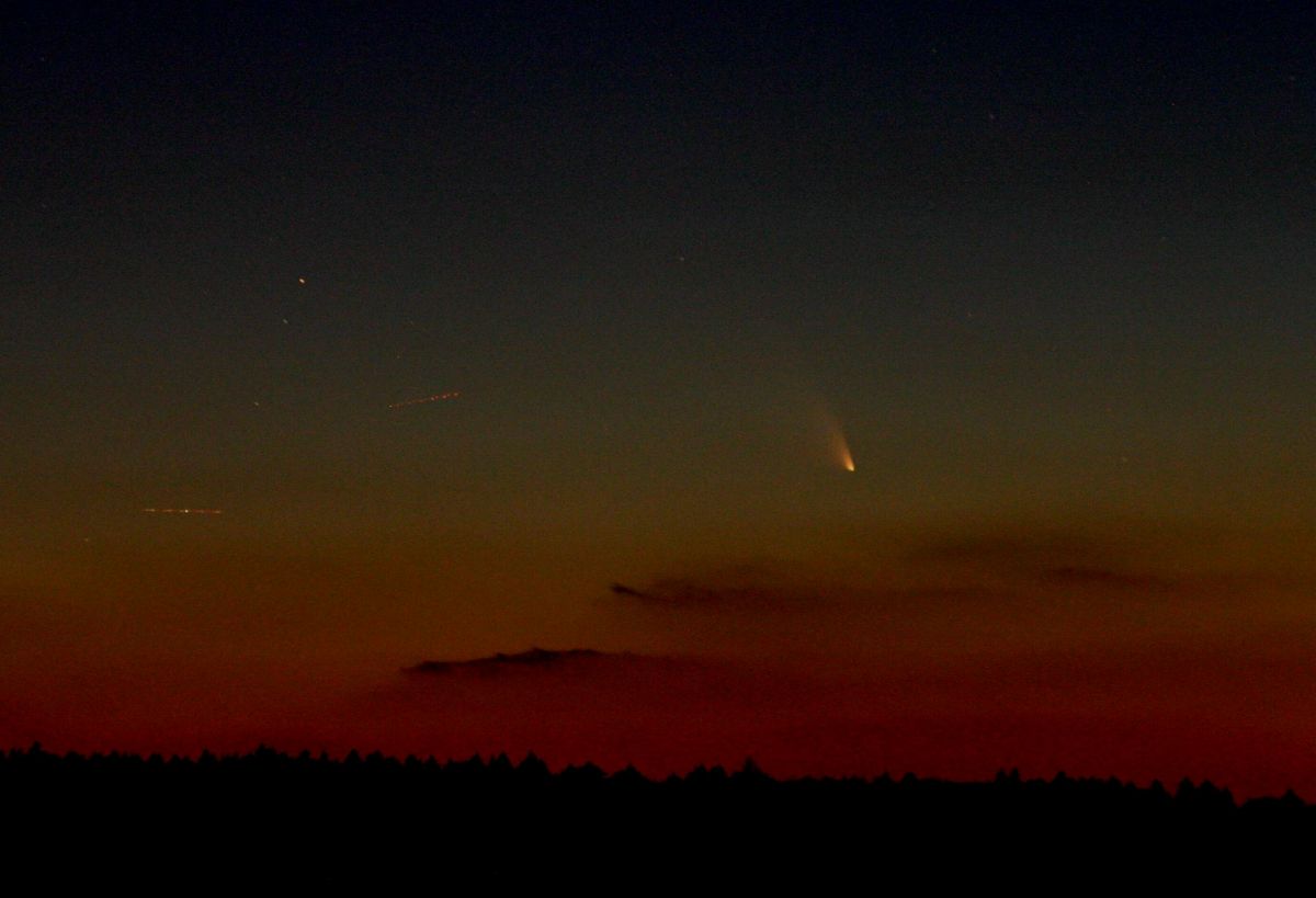 Komet PANSTARRS am 15.03.2013 19:30 Uhr 
