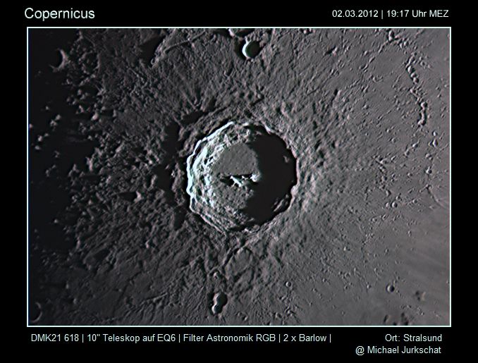 Kopernikus (Copernicus) RGB Versuch