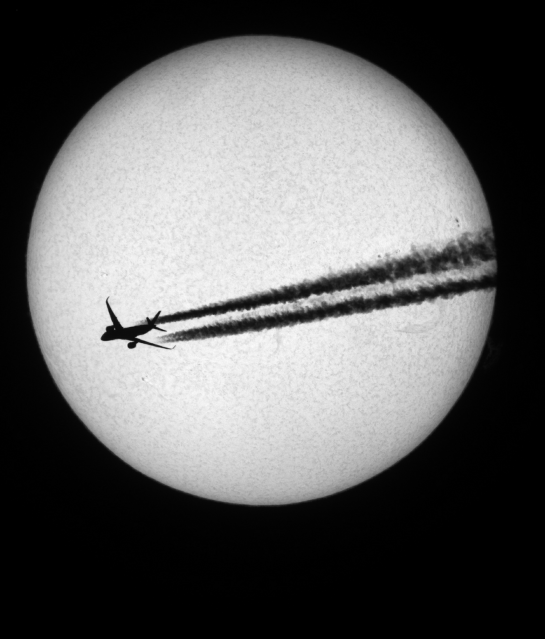 Kurz vor der Sonnenfinsternis