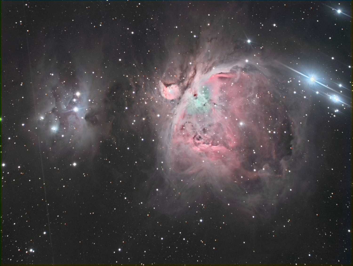 LRGB Orion Nebel