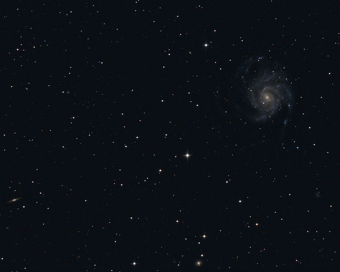 M 101 - 8" F4 Newton / kein Guiding