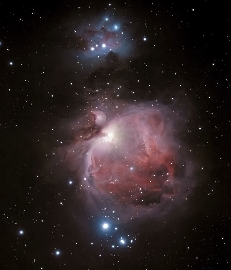 M 42 ein früher Orionnebel