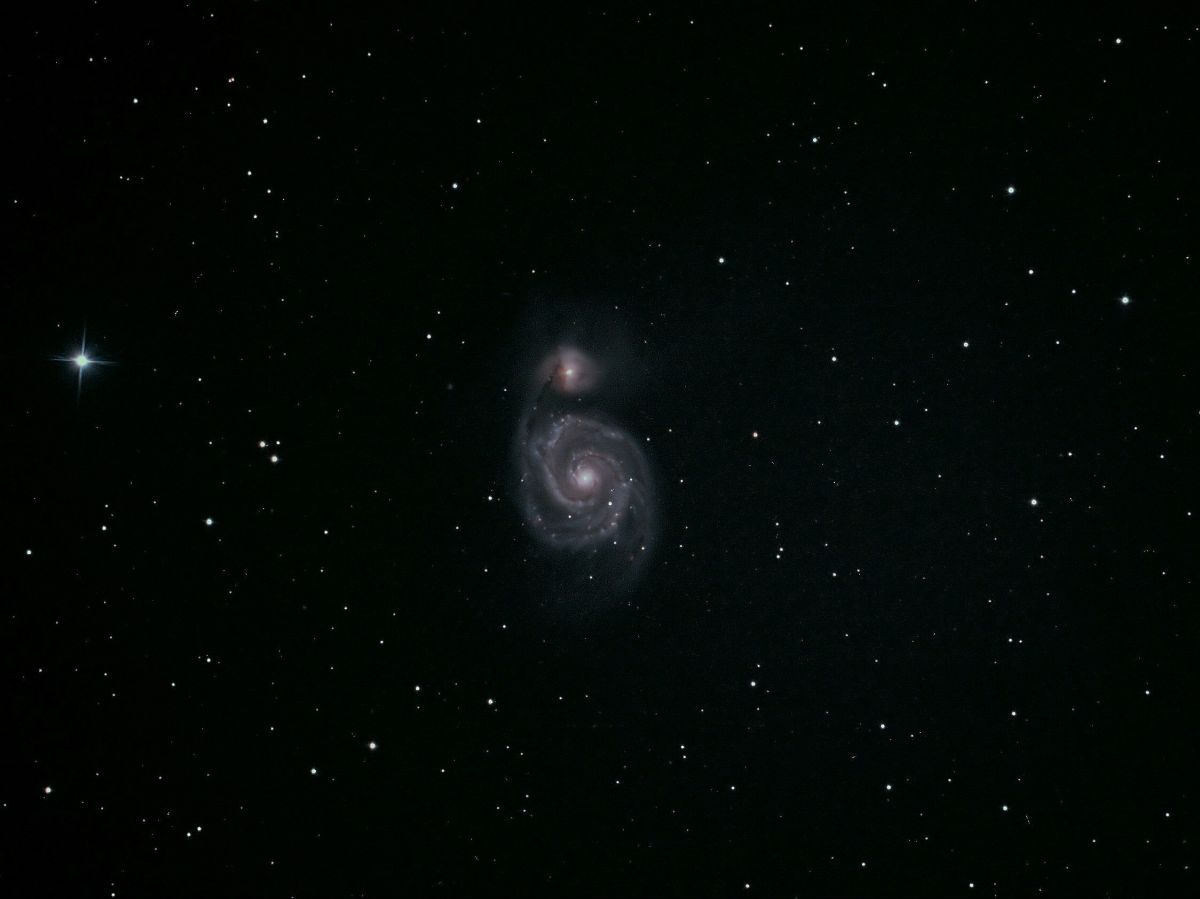 M 51 mit Lacerta Autoguider