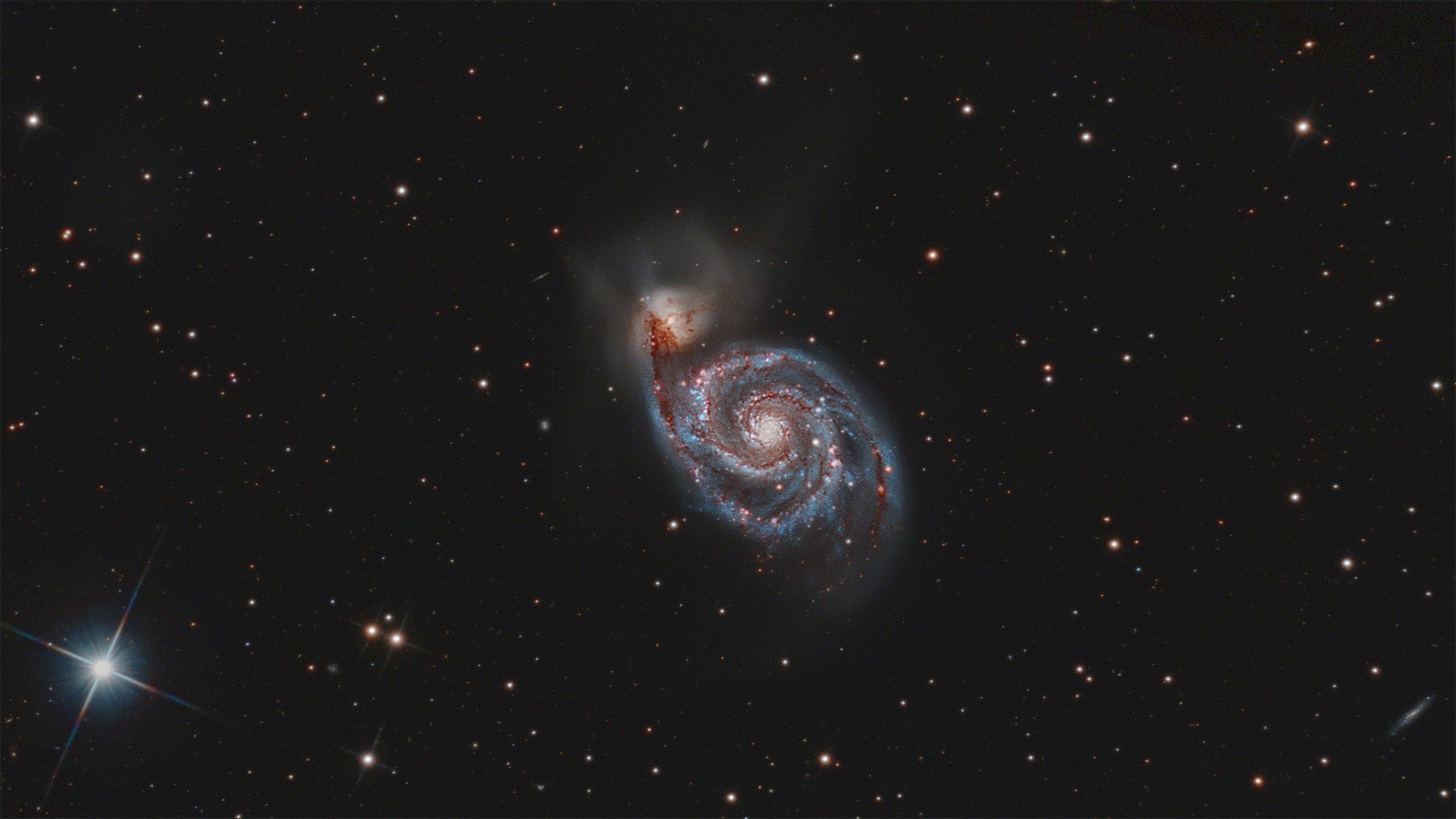 M 51 - Whirlpool Galaxie