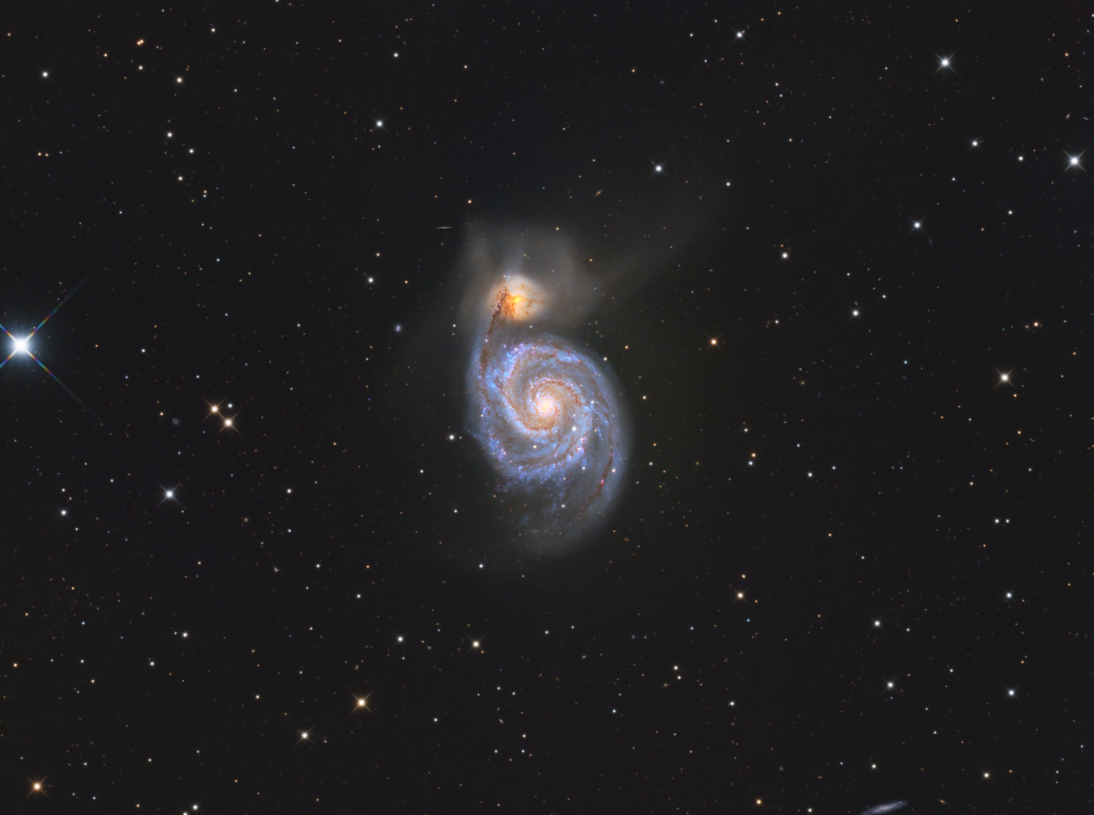 M 51 "Whirlpool-Galaxie"