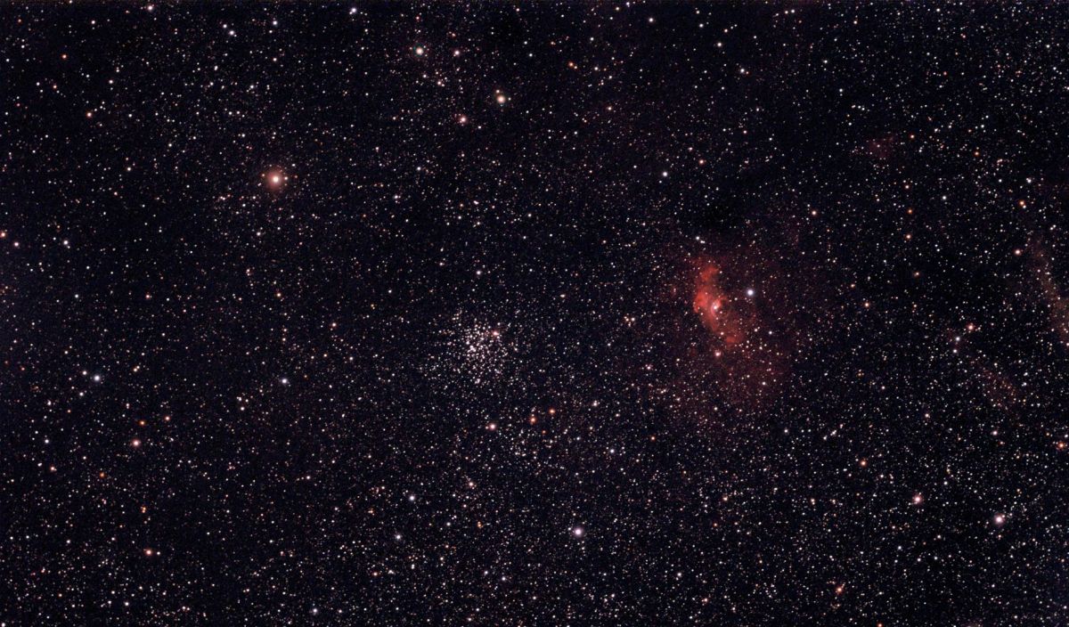 M 52 mit Bubblenebel