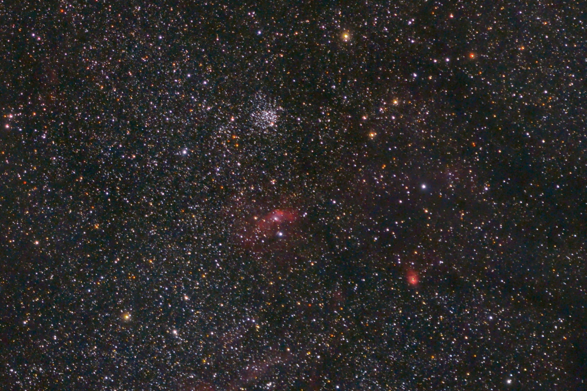 M 52 und bubble area