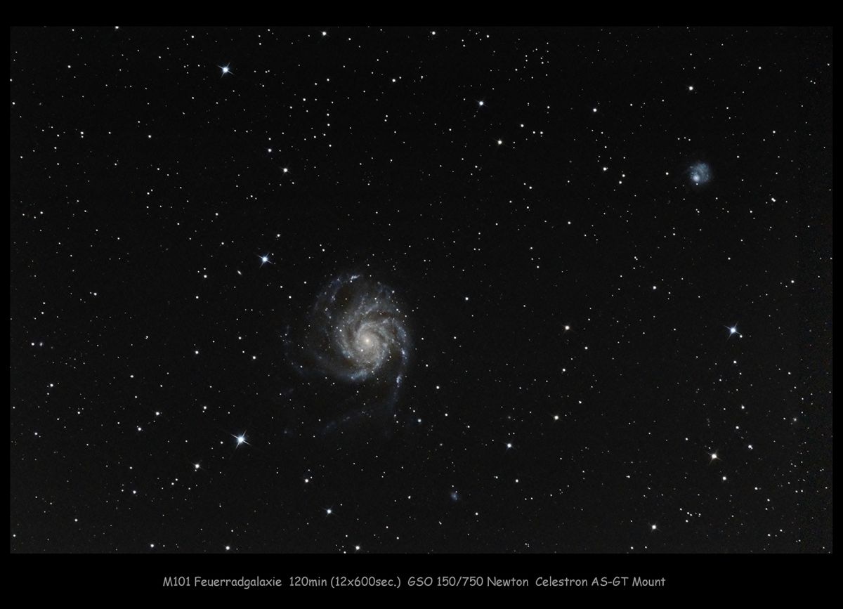 M101 Feuerradgalaxie