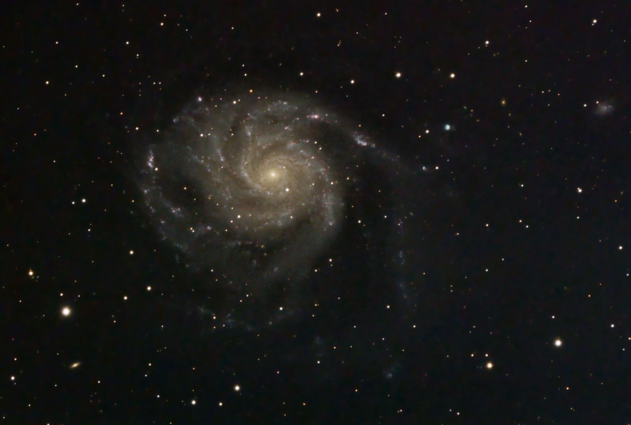 M101 mit LZOS 152 f8 Triplett und Canon 6D