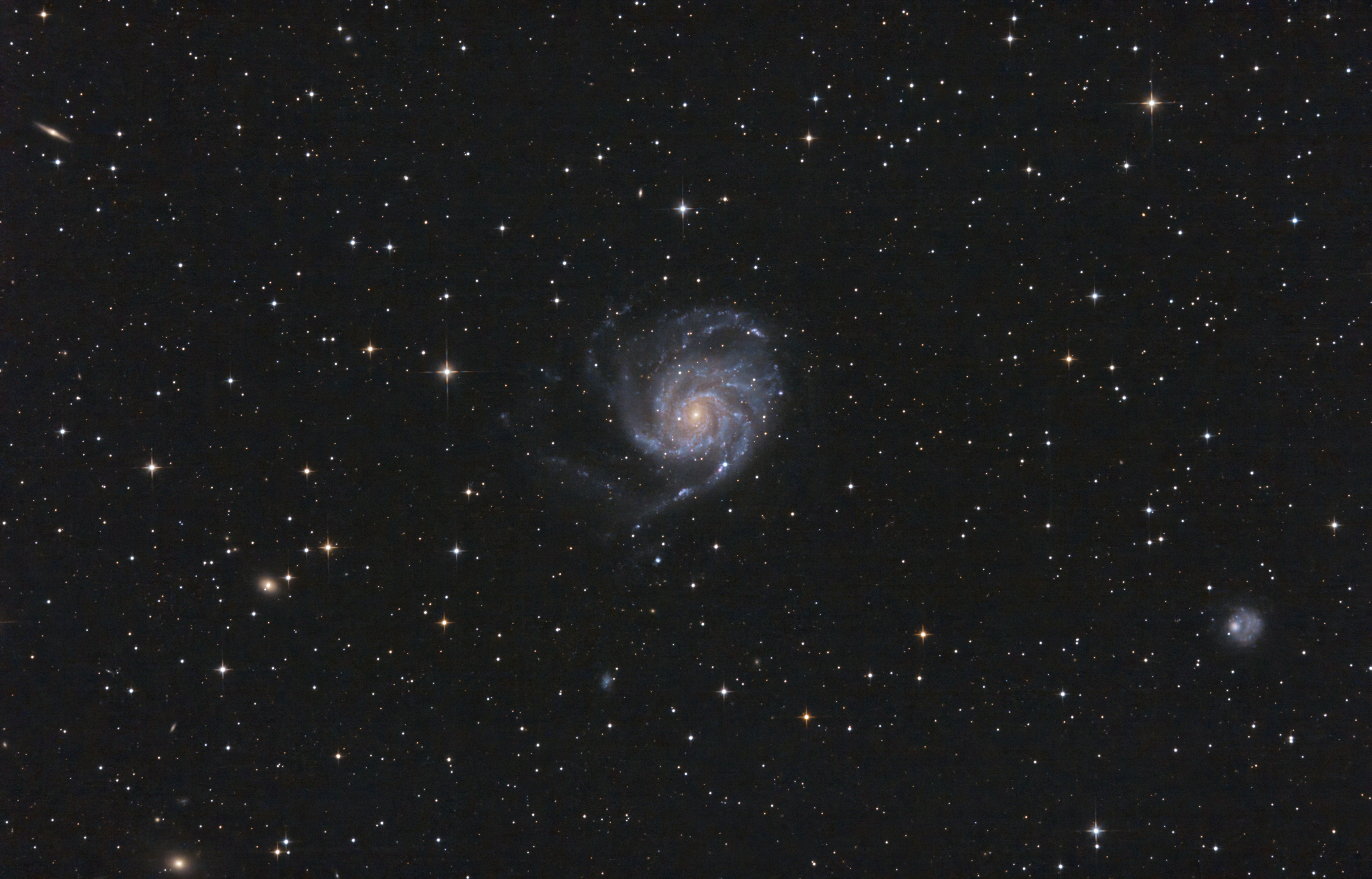 M101 mit Supernova 2023ixf