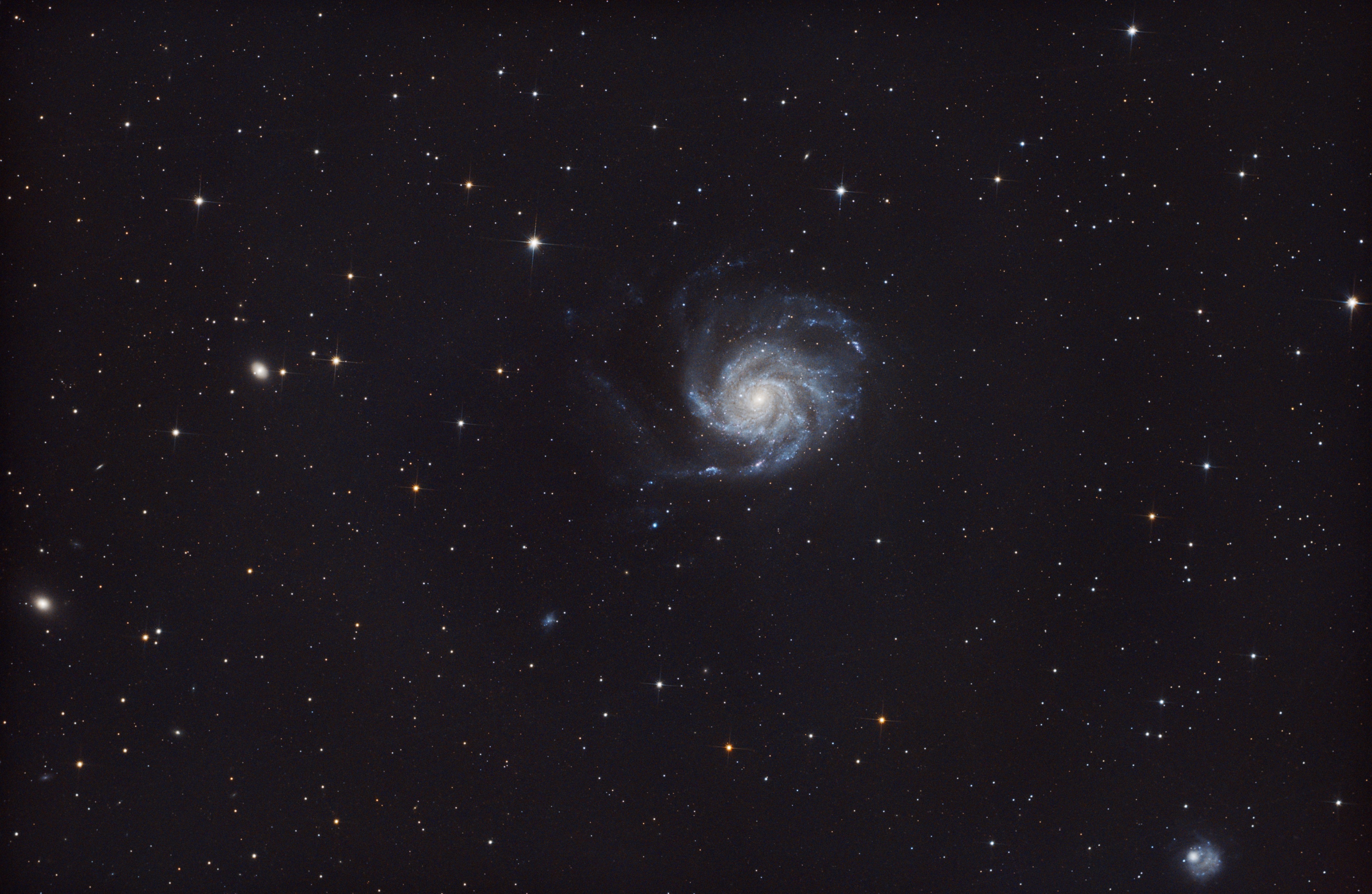 M101 und ihre Begleiter