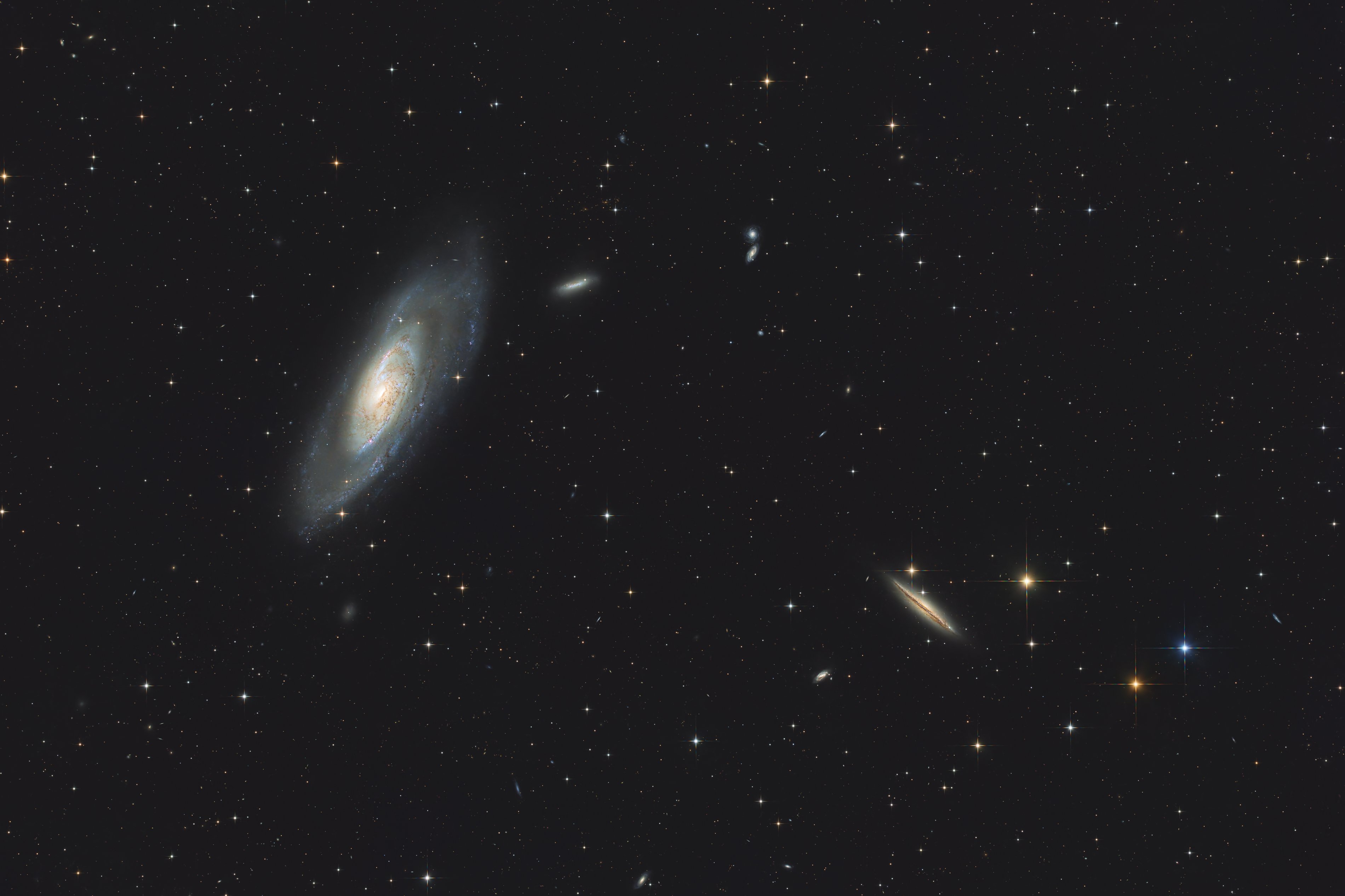 M106 & NGC 4217
