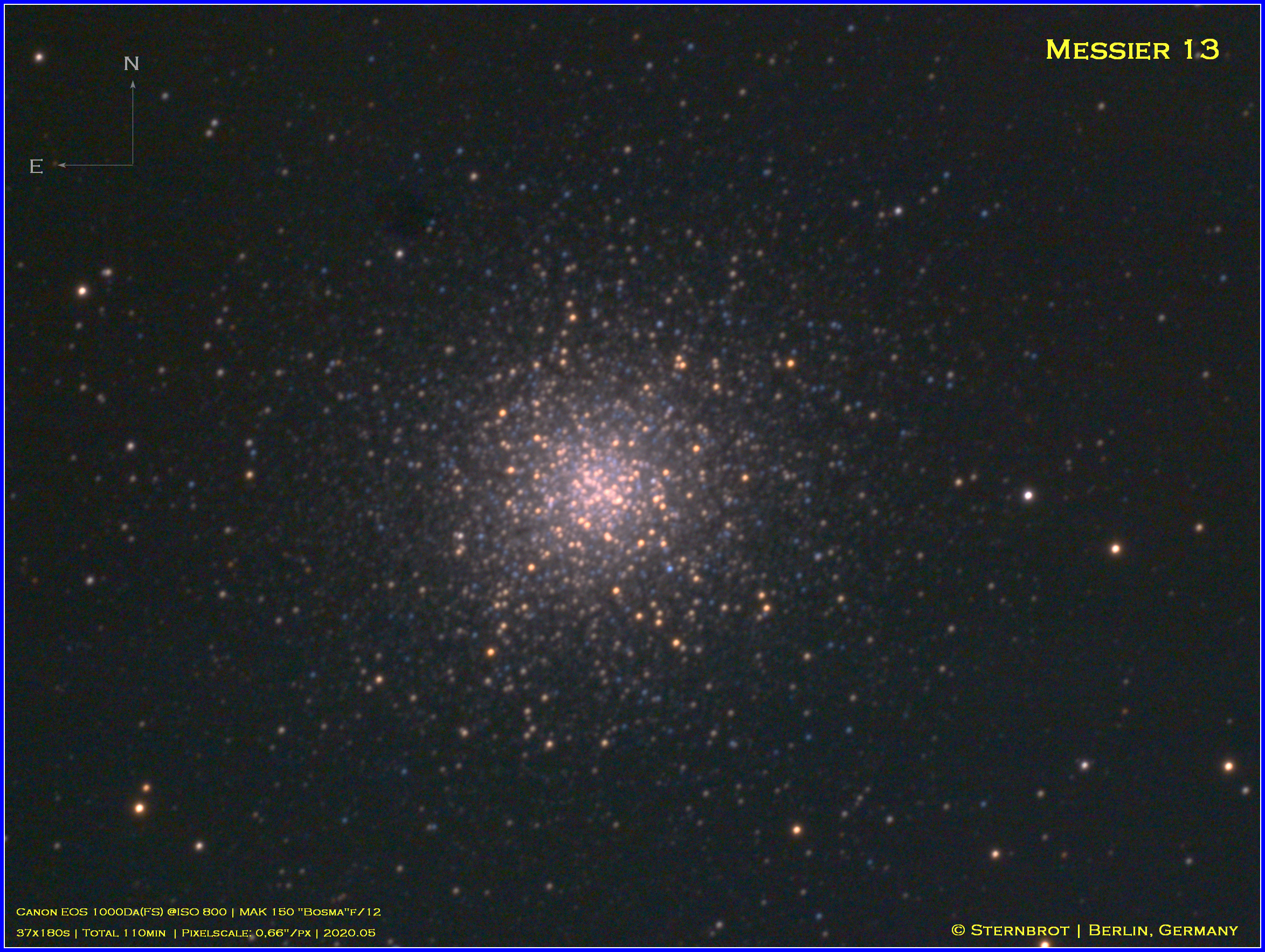 M13 Mit F/12 | Astronomie.de - Der Treffpunkt Für Astronomie