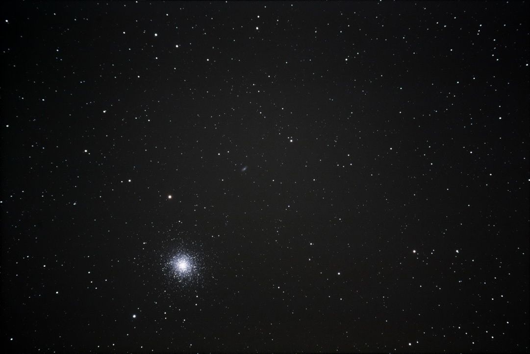 M13 mit n bischen NGC 6207