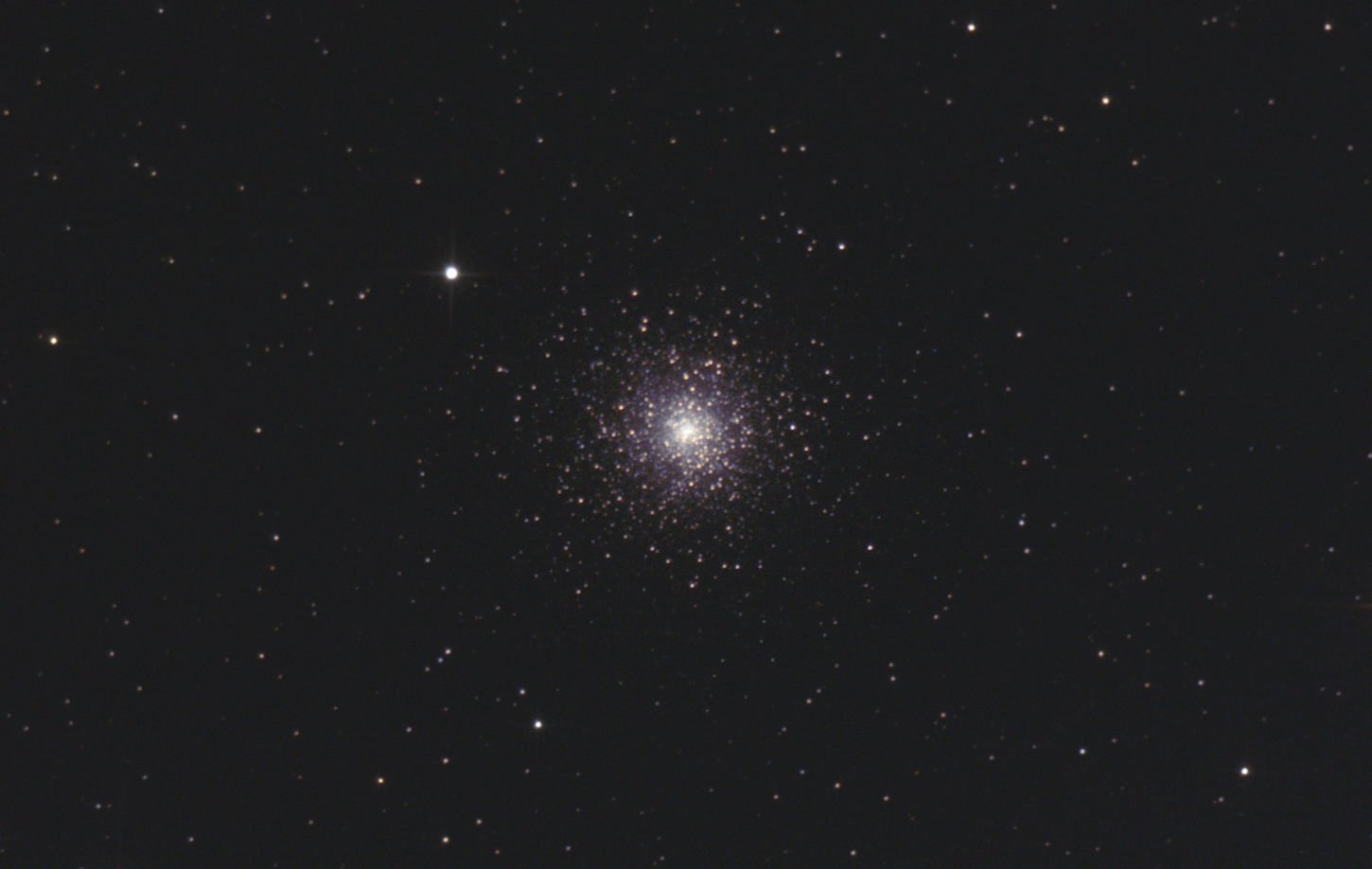 M15 Kugelsternhaufen mit Mini Newton Selbstbau