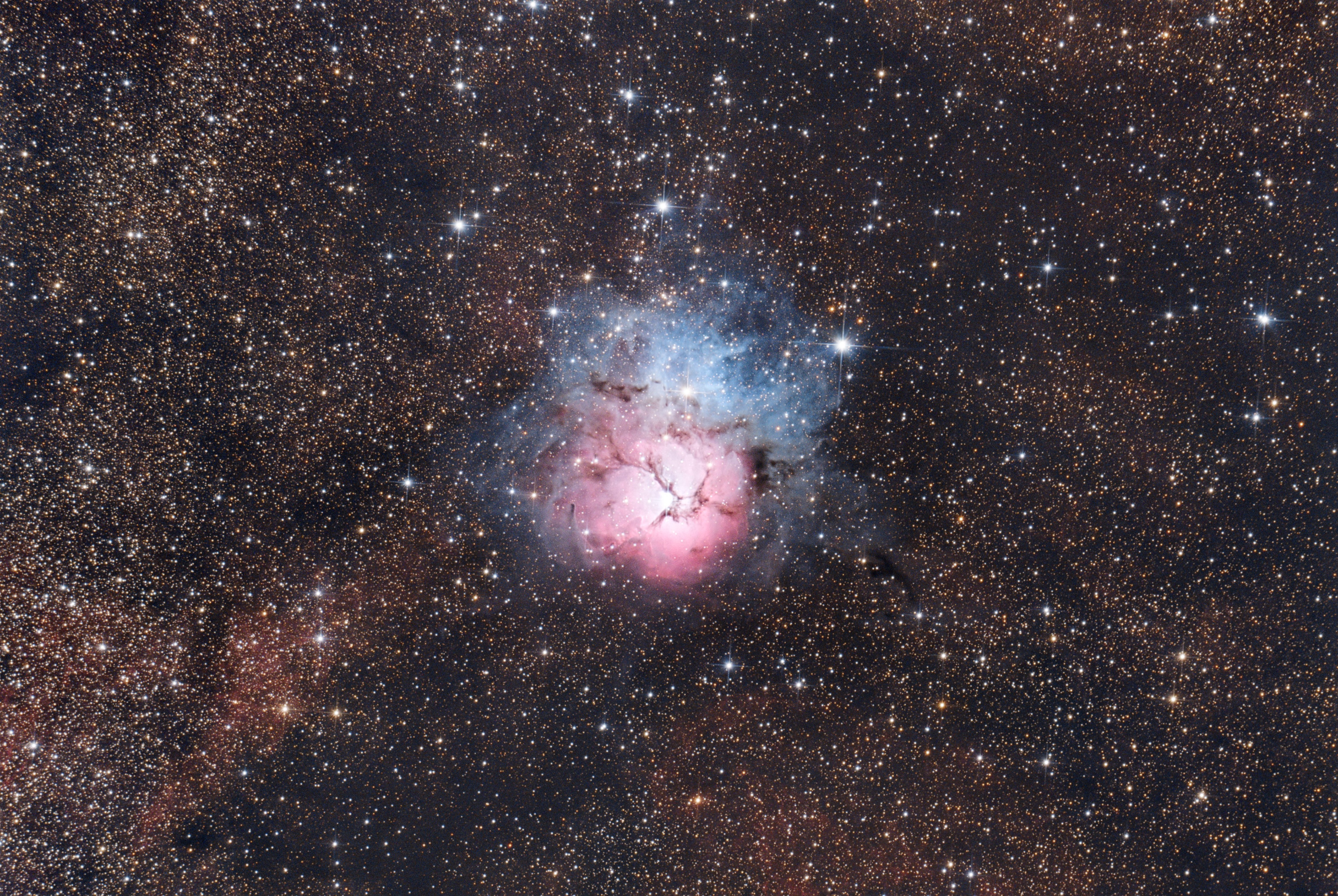 M20 Trifid Nebel