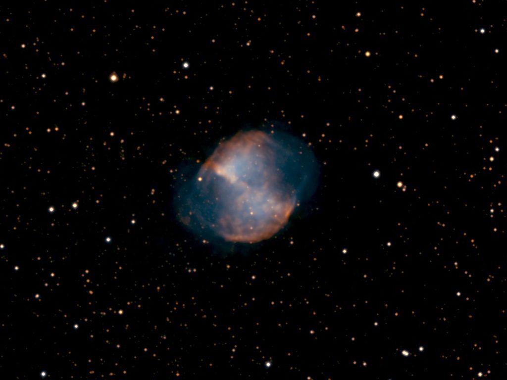 M27 Bicolor Ha/OIII