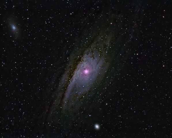 M31 - Erste Galaxie-Versuche