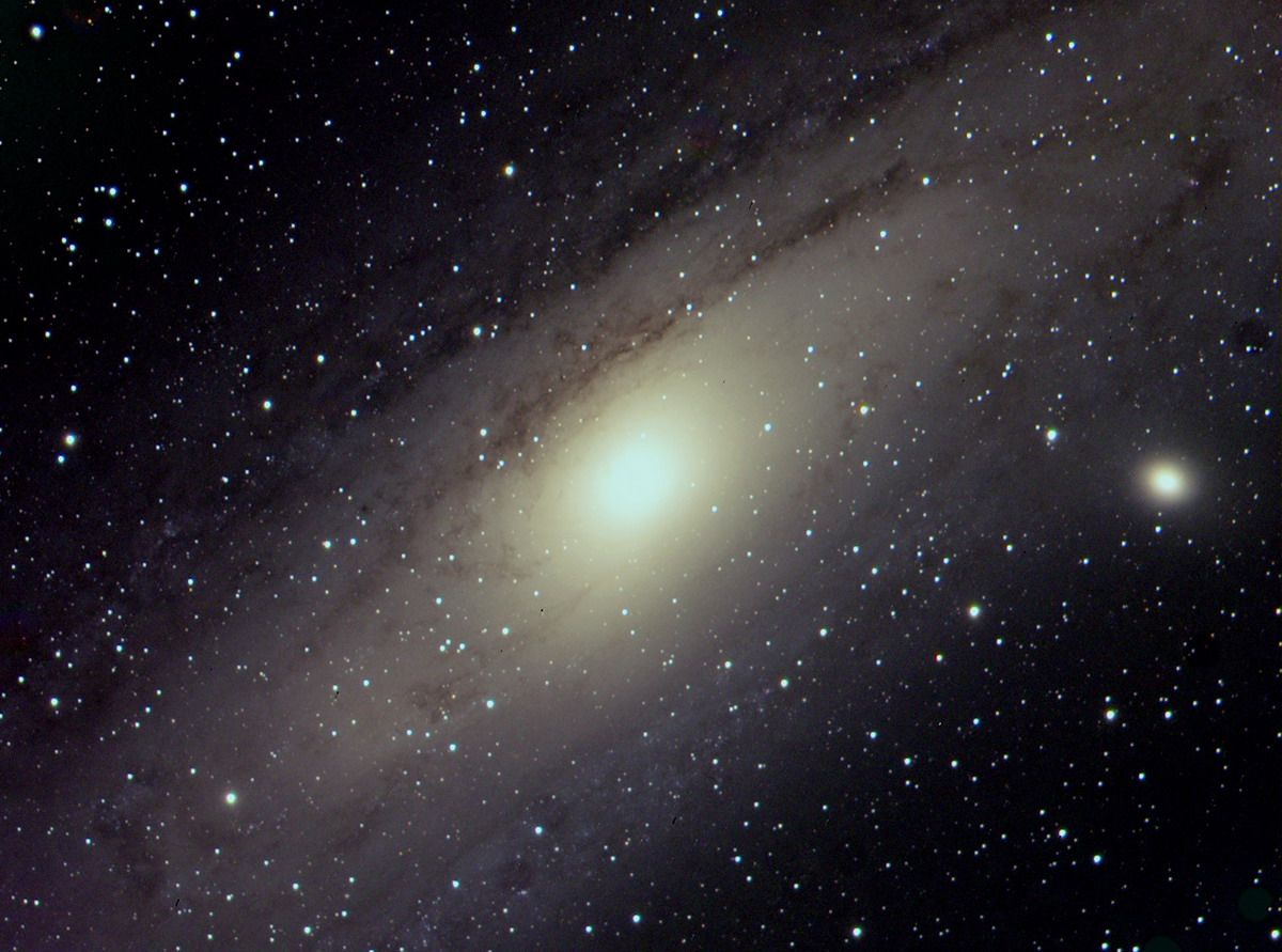 M31, erstes LRGB