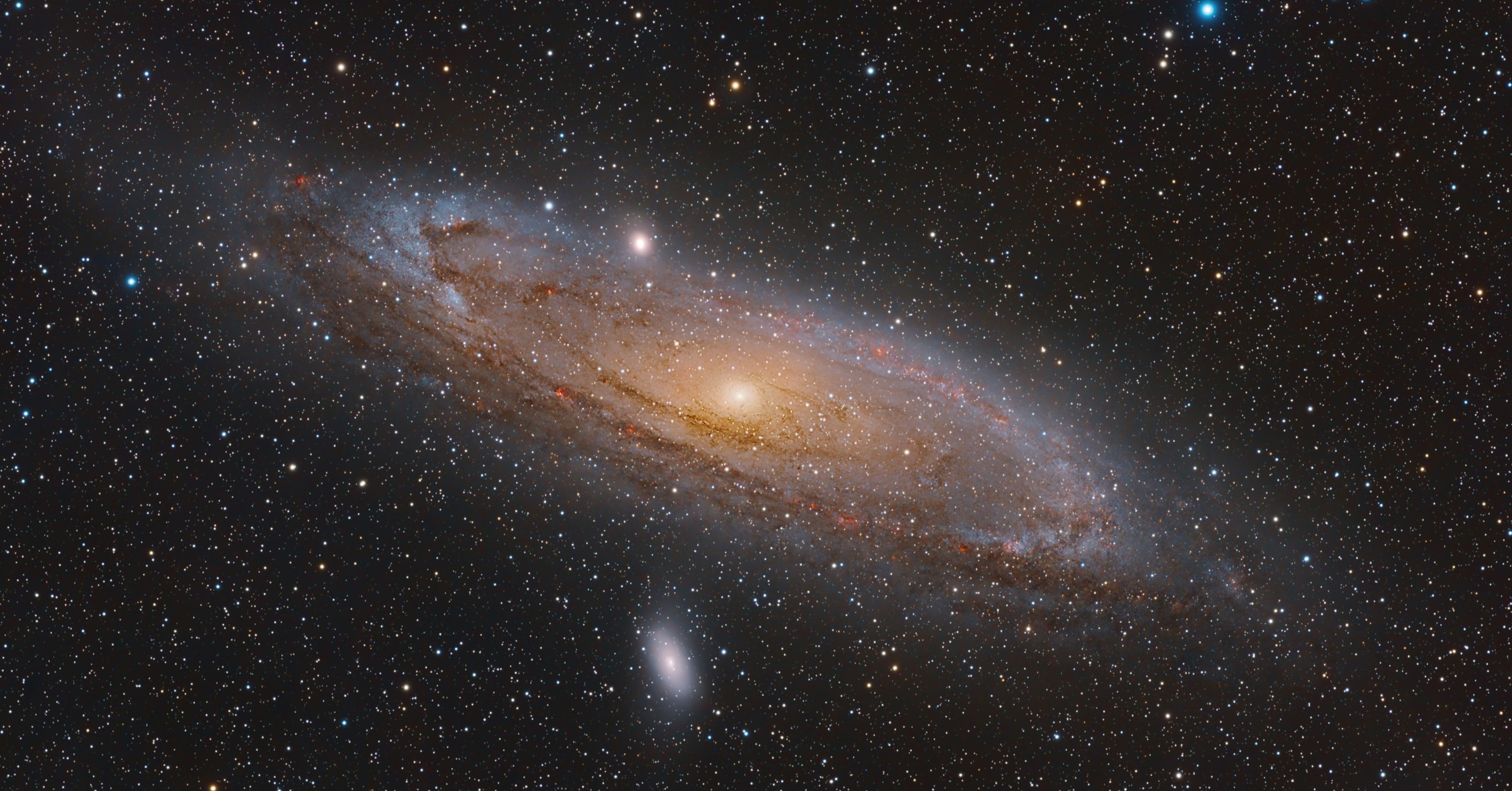 M31 im Sternbild Andromeda