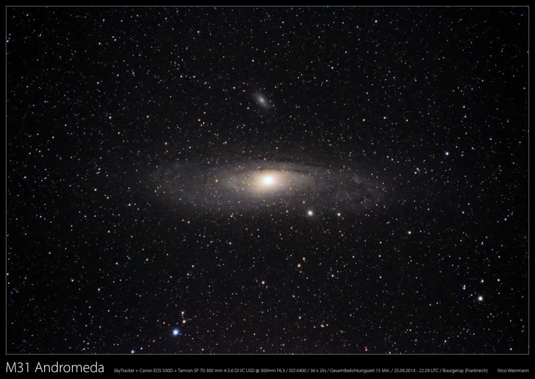 M31 mit SkyTracker