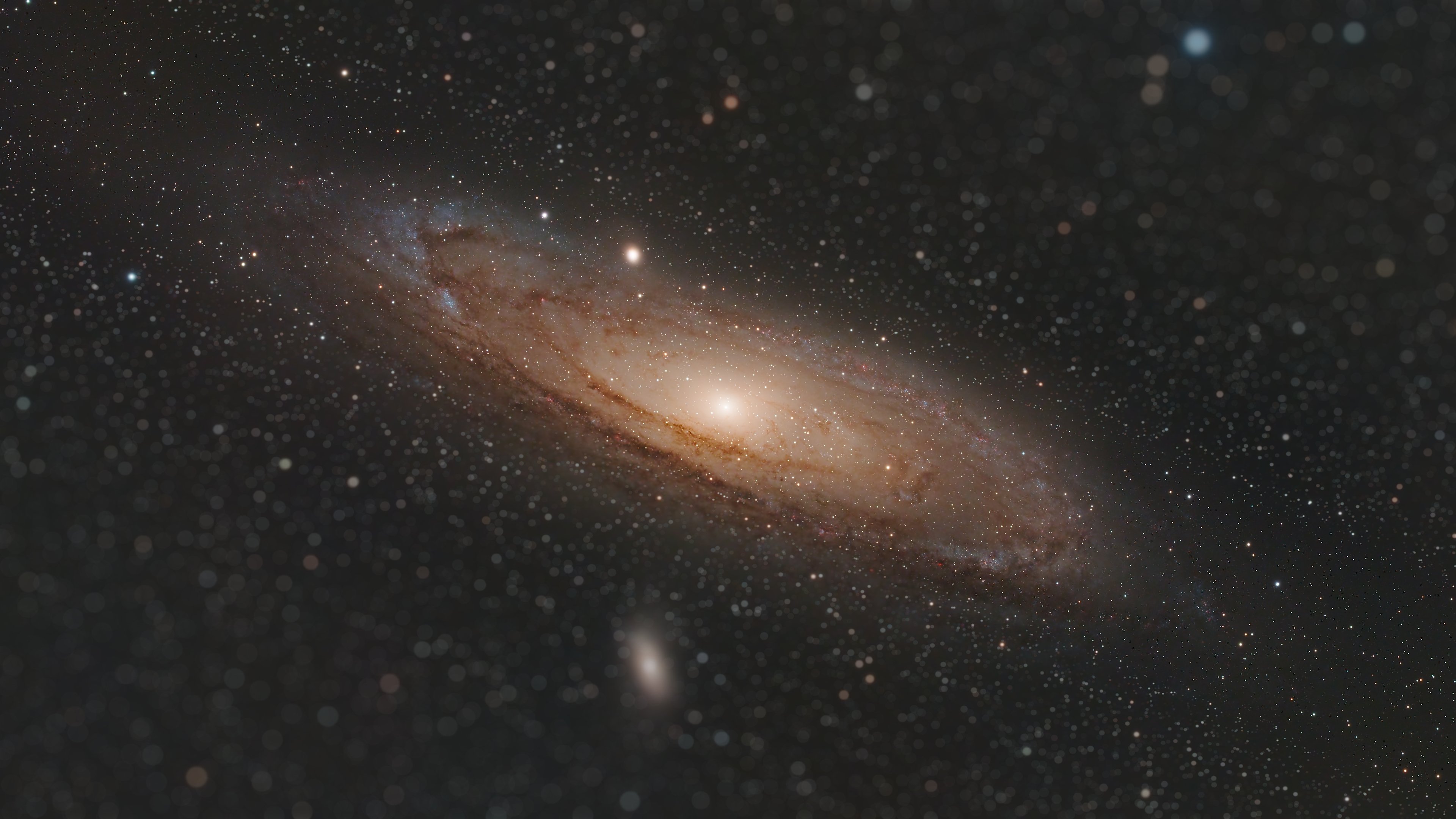 M31 mit Tilt Shift