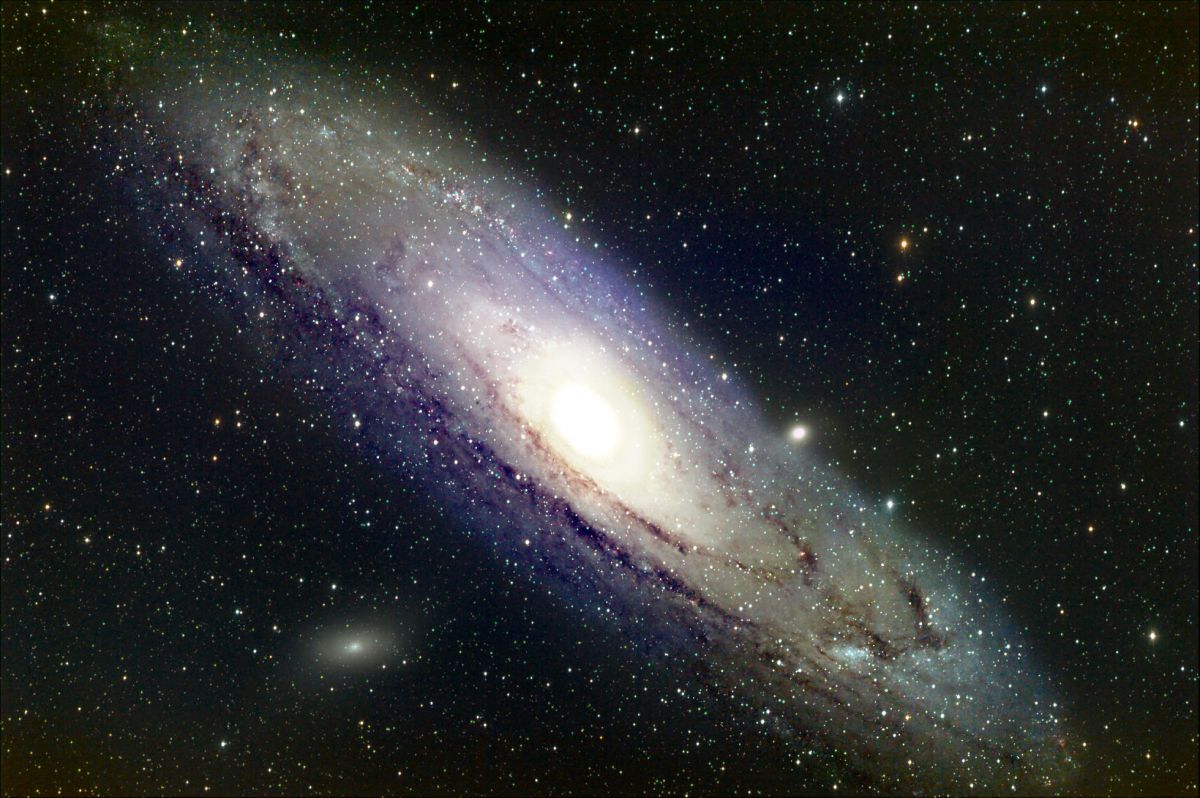 M31 vom letzten Wochenende Grünstichkorrektur