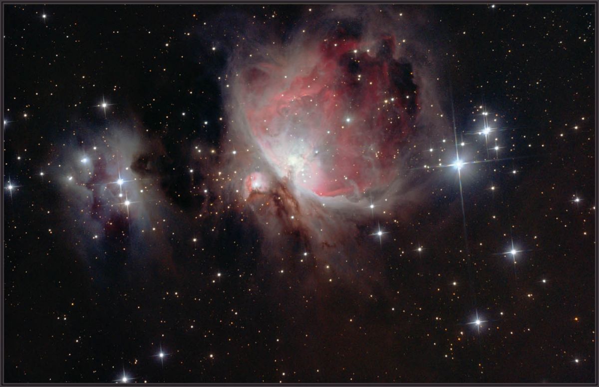 M42, erster Test Skywatcher 130/650
