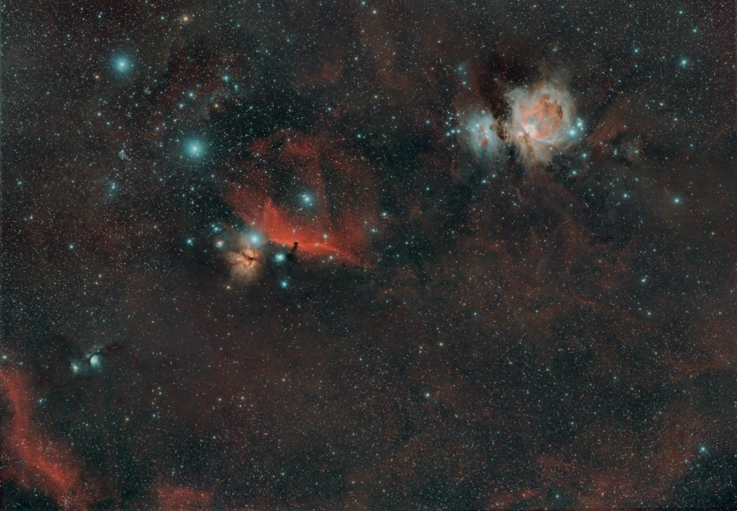 M42, IC434, B33, M78