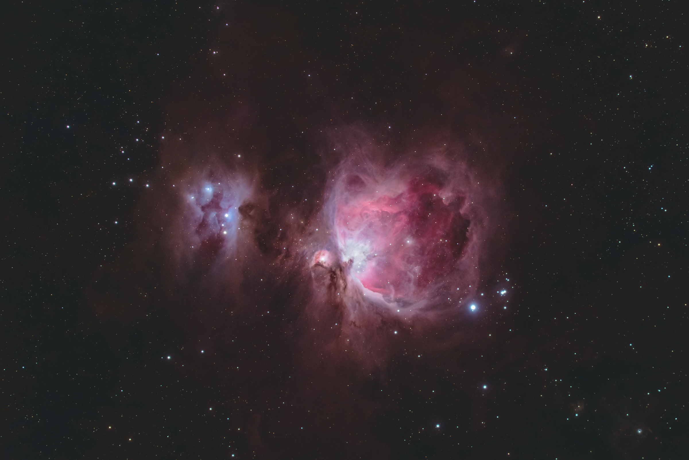 M42 + M43  First light mit dem Reducer