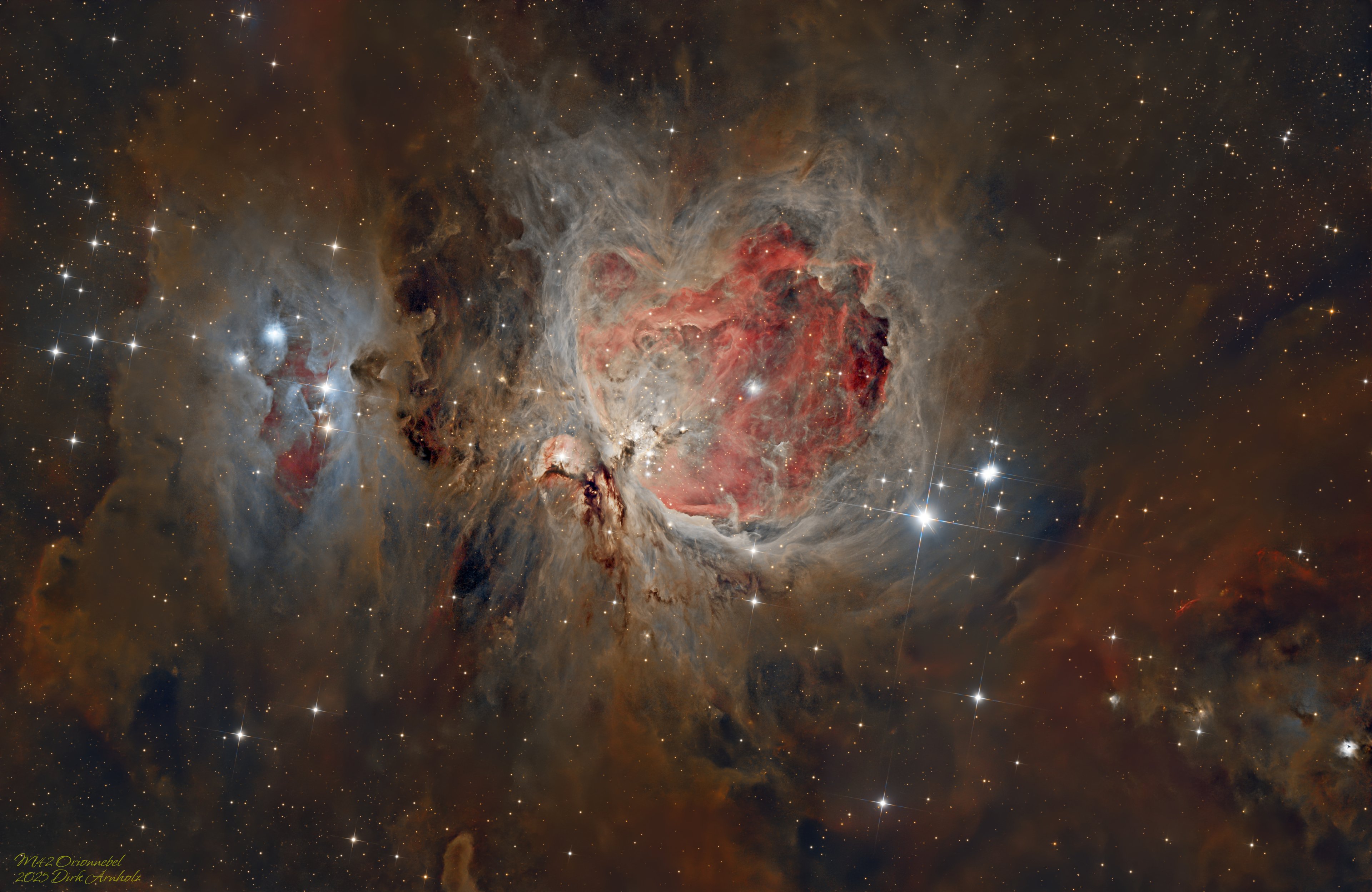 M42 Orion-Nebel + Running Man