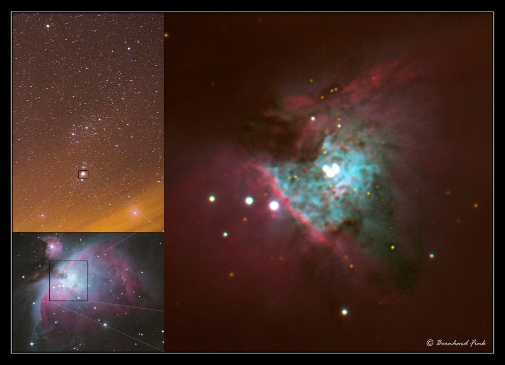 M42 Orion + Zentrum