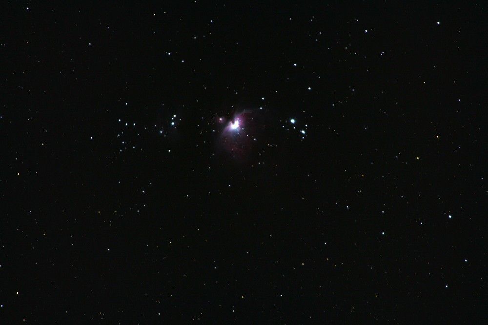 M42 Orionnebel (erster Deepsky-Aufnahme-Versuch)
