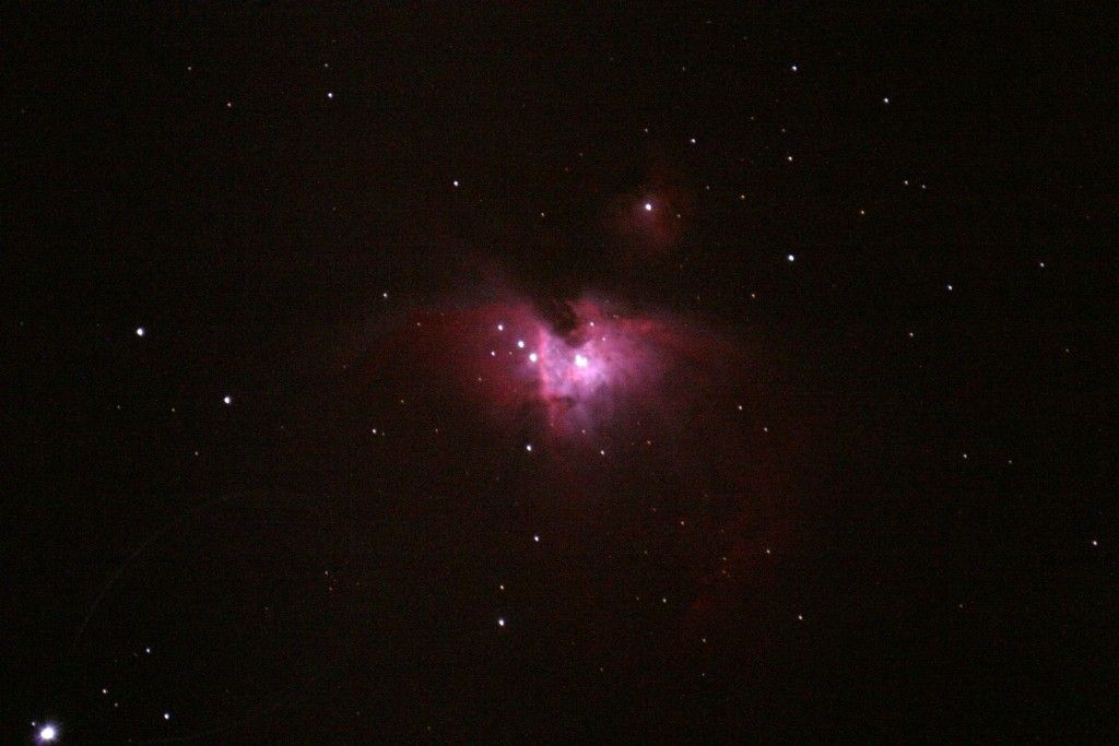 M42 Orionnebel & M43 am26.02.2011 - Einzelbild 30s
