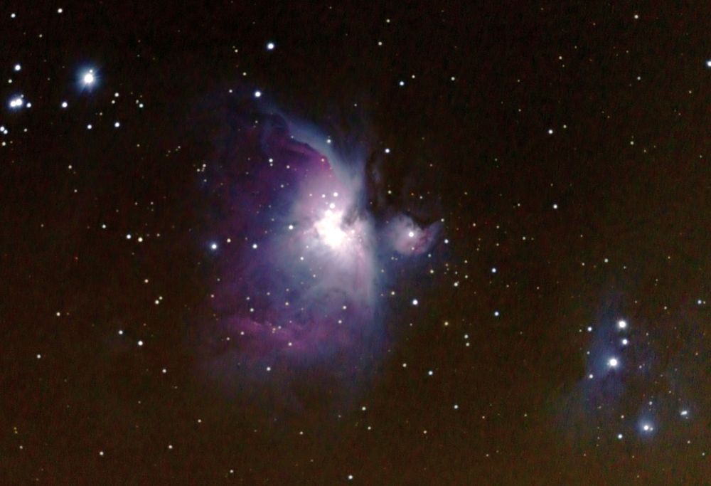 M42-Orionnebel; Test meines neuen LVI Guider