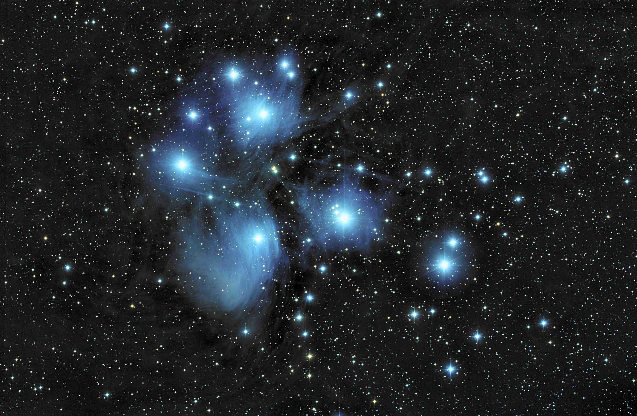M45 Plejaden - EOS 60D auf CPC 11