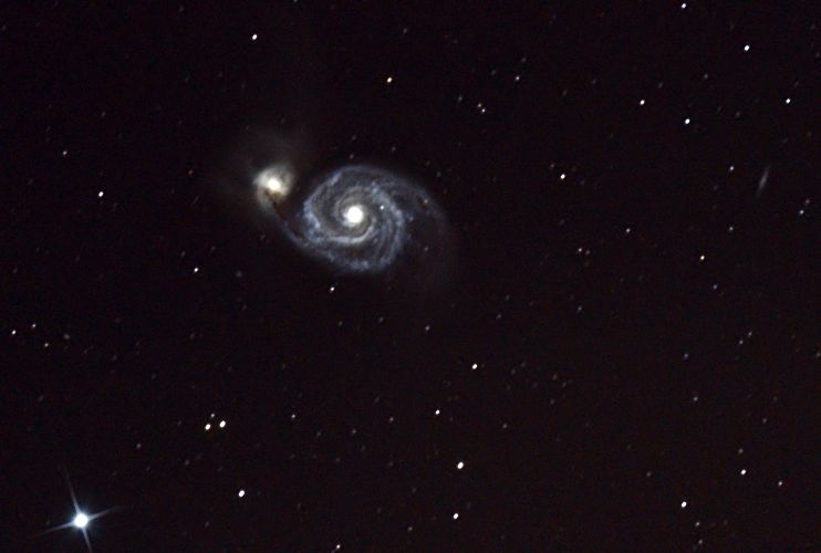 M51 durch Aschewolke?