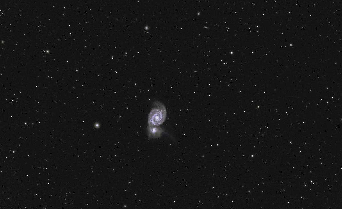 M51 mit der Sony A7 s