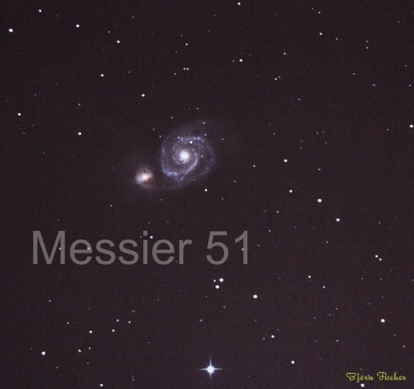 M51 mit manuellem Guiding