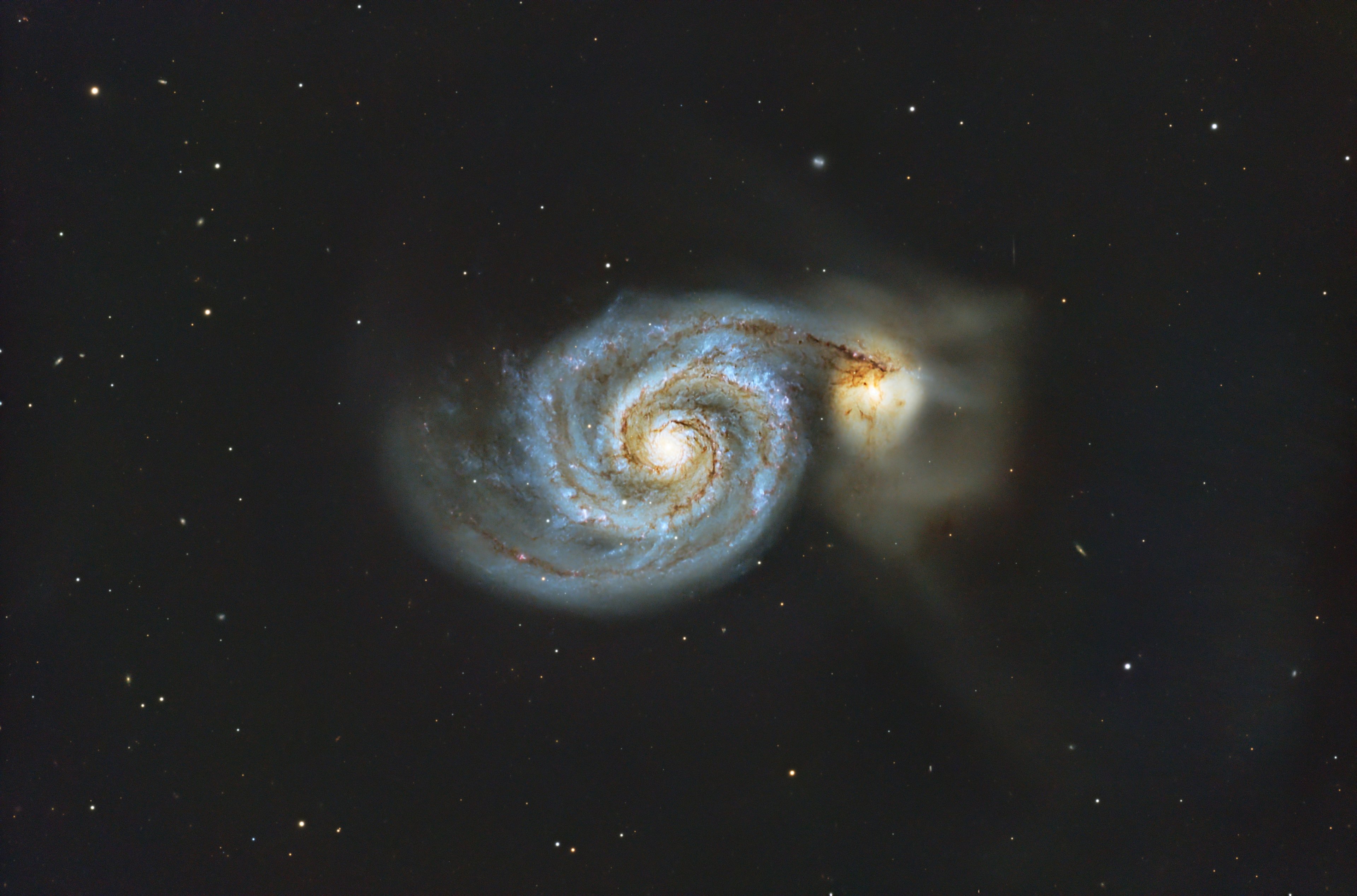 M51 Whirlpool Galaxie