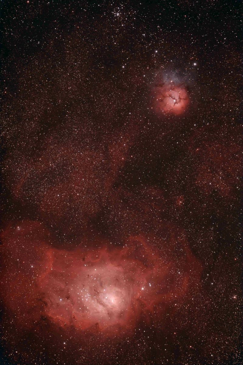 M8 - M20 M21 Trio mit DSLR