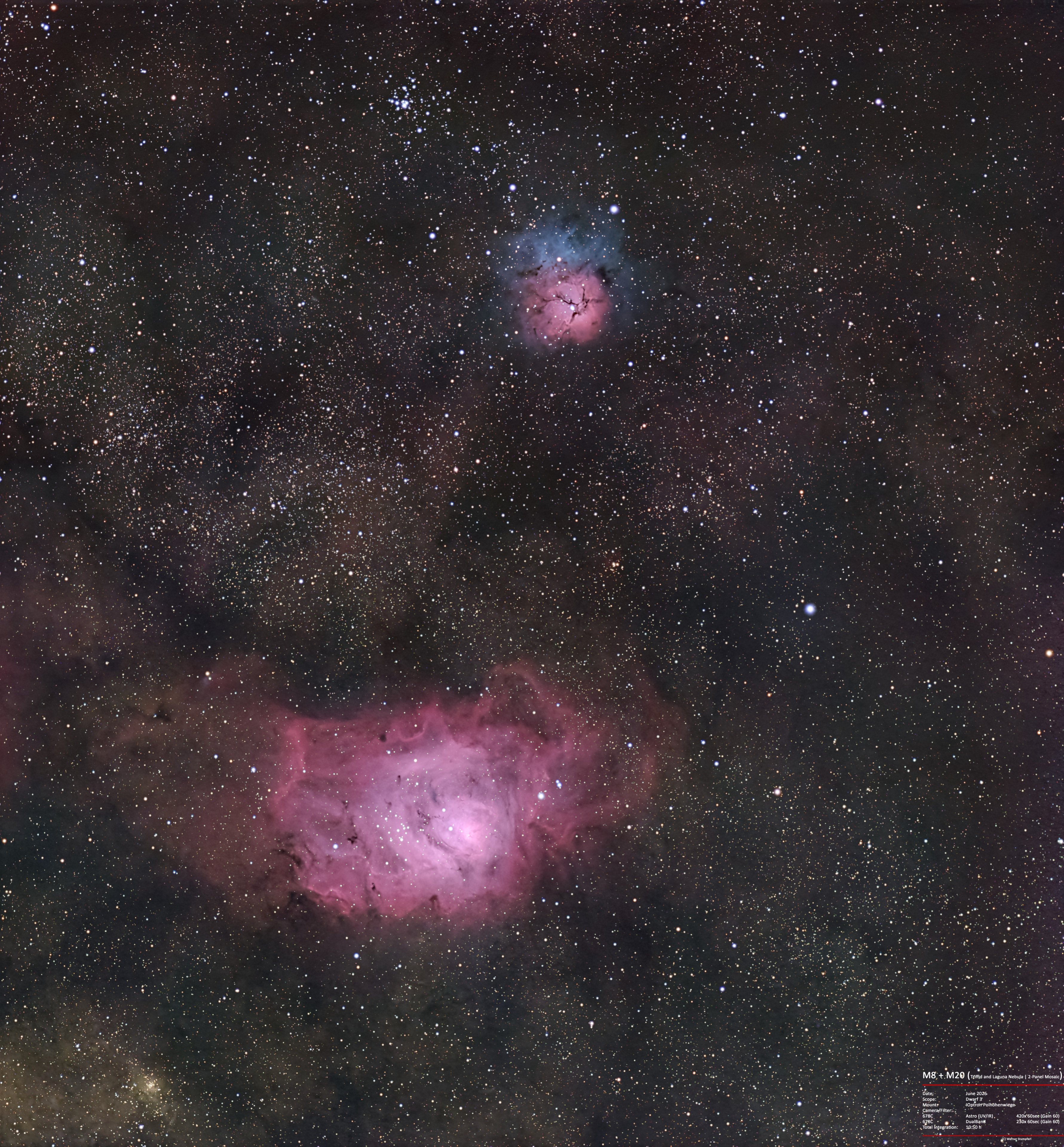 M8 + M20 mit Dwarf3, Mosaik