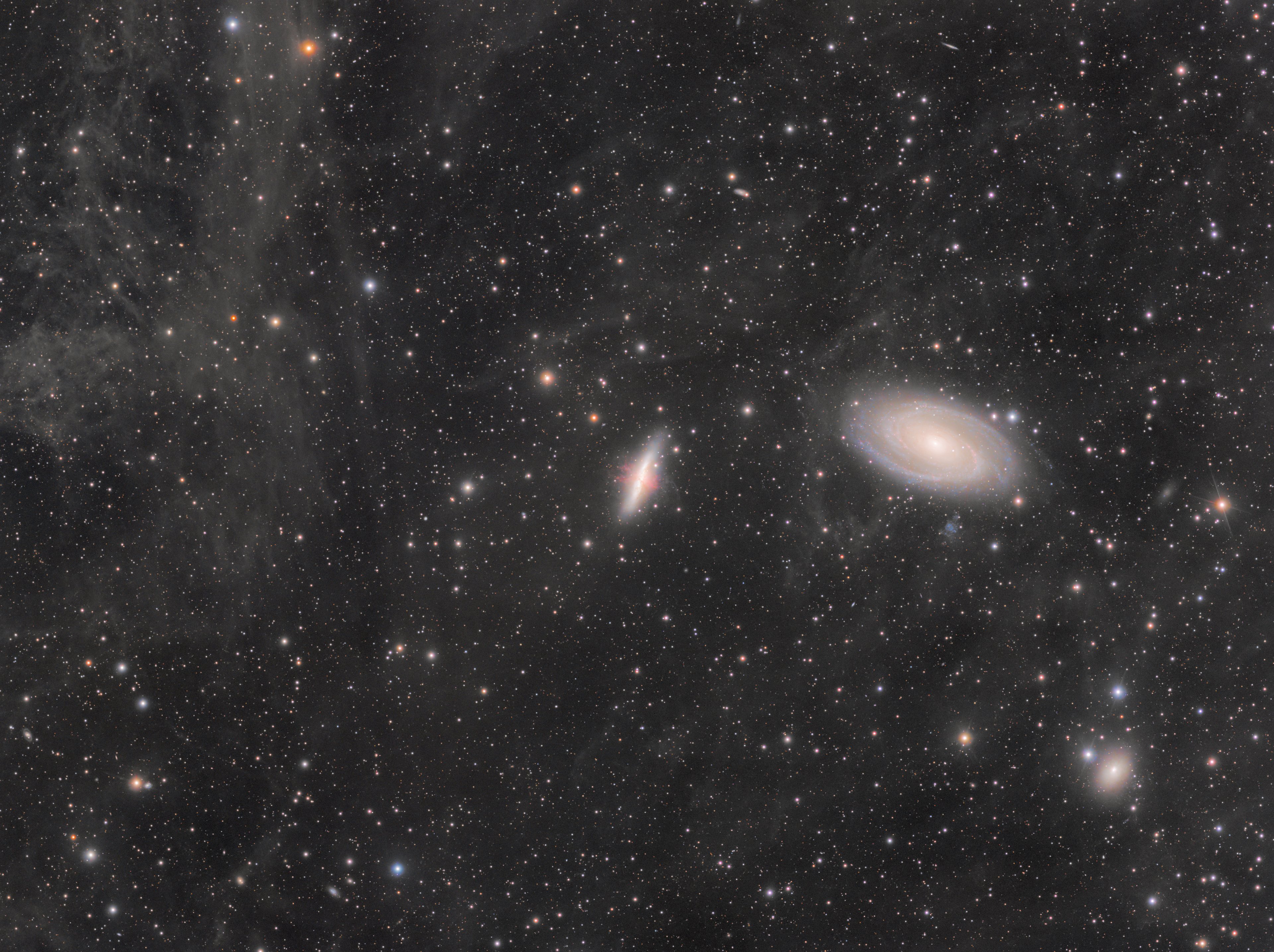 M81+M82 Bode, Cigar Galaxy
